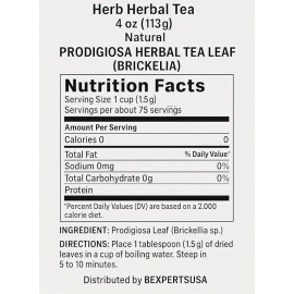 B-Experts Store Prodigiosa Herbal Tea – 4 oz (113g) – 100% Natural Mexican Herb – Wildcrafted Br