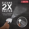 Delta Faucet ProClean Chrome Shower Head with Handheld, Showerhead with