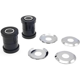 VPZMT - Juego de amortiguador de bujes elevadores de manubrio de poliuretano para Harley Big individual Dyna 1973-2018, Sportster 1973-2003 (estilo-negro)