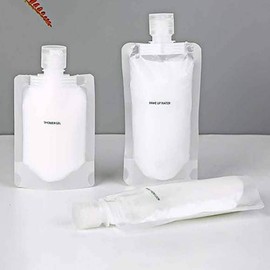 Disposable 50ml sealed travel tube type liquids for dispensing, portable, sealed / 일회용 공병 50ml 밀봉 소분 여행용 튜브형 소분 휴대성 밀봉 휴대 액체류