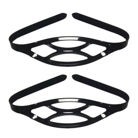 2 PCS Silicone Replacement Universal Dive Scuba Mask Strap Swimming Goggles Strap for Diving Swimming Snorkeling Accessories For Diving Swim Snorkel(BLACK)