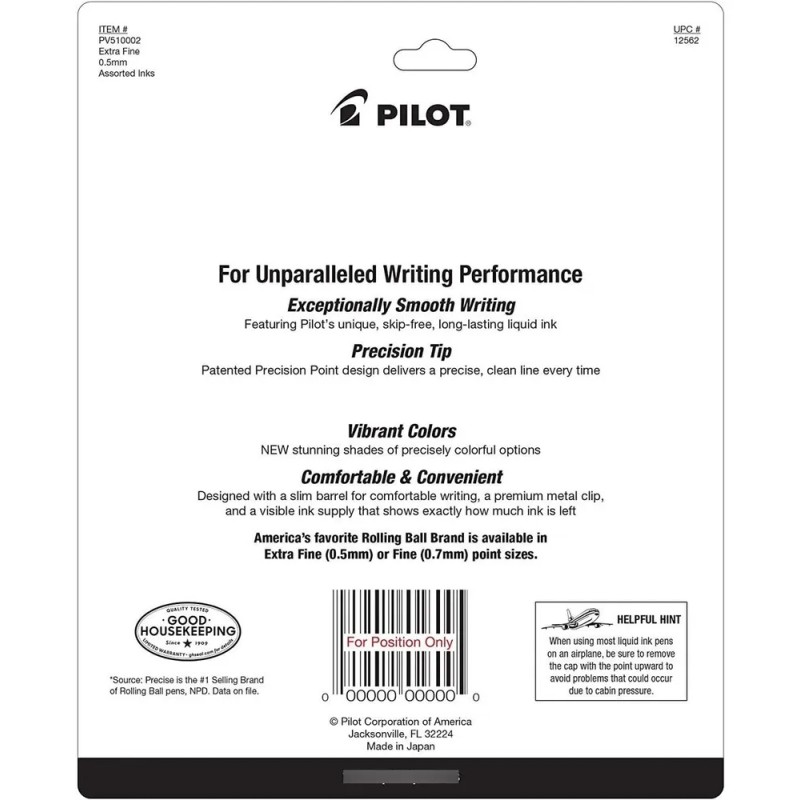 Pilot Precise V5 Stick - Bolígrafos De Tinta Líquida Con