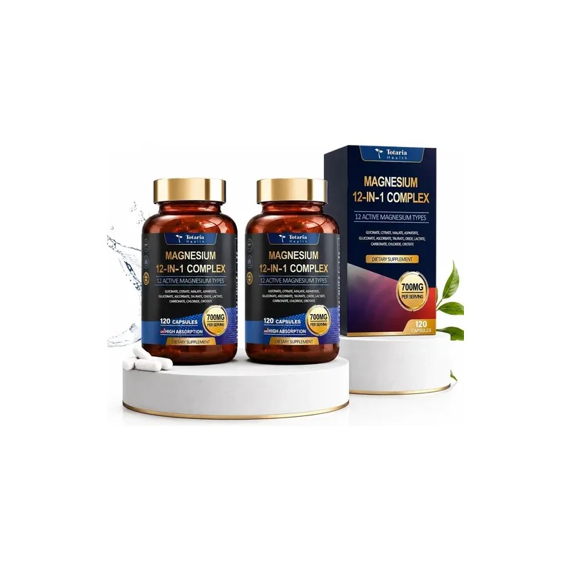 2pcstotaria Complejo Magnesio 700mg Usa Sabor