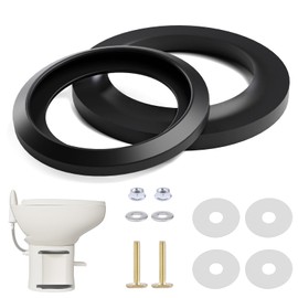 MENNTY 34120 RV Toilet Seal Kit with Bolts & Nuts – Replacement Parts Compatible with Thetfords Aqua Magic Style II, Plus, Residence – Leakproof Waste Ball Seal & Full Installation Set