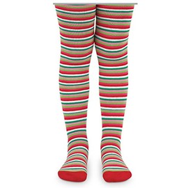 Jefferies Socks Baby Girls Stripe Fashion Pattern Tights 1 Pack (6-18 months)