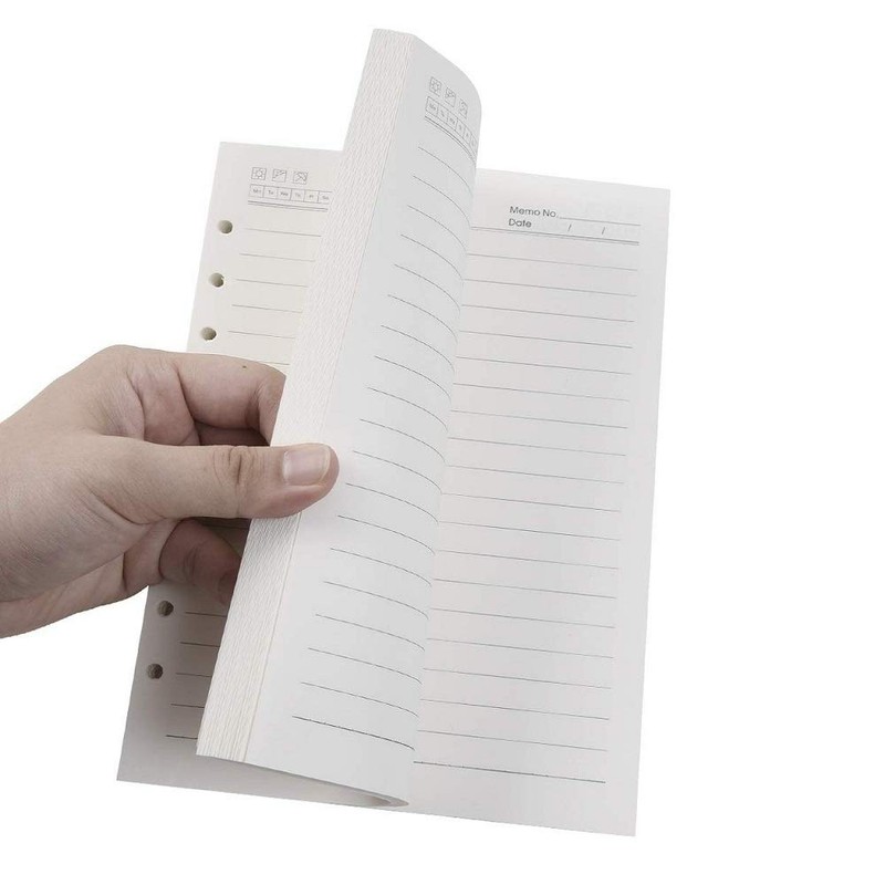 BESTOO A5 Refills Paper Refill Lined Paper 100gsm 6 Hole
