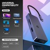USB C Adapter HUB, USB C HUB, 4K HDMI VGA