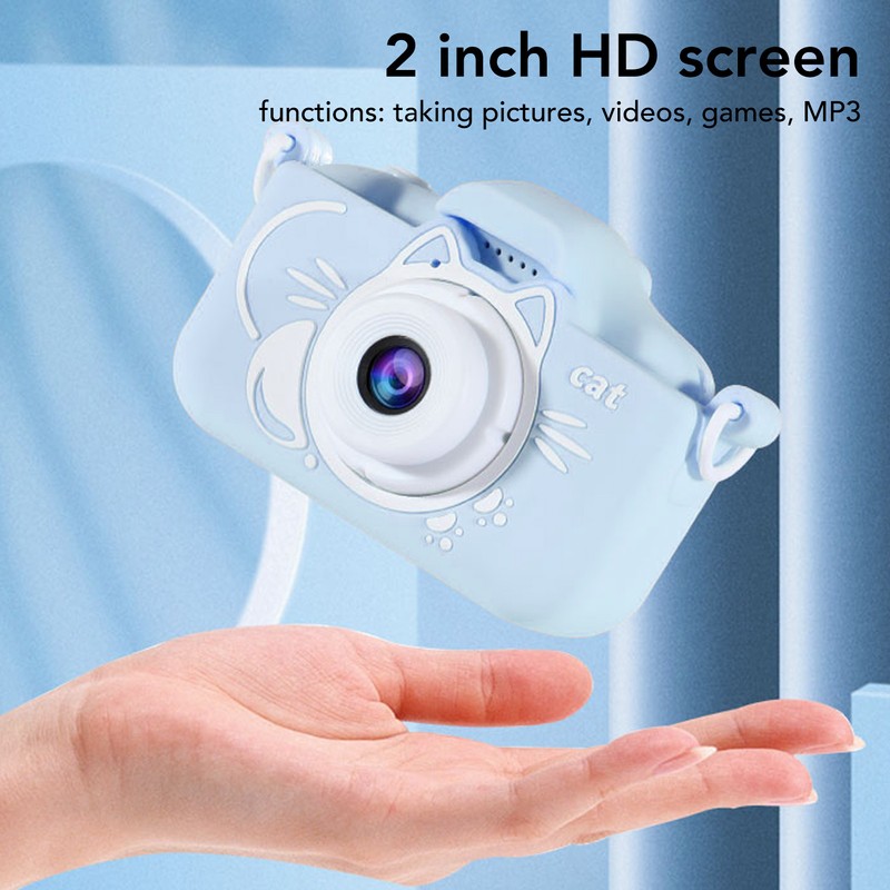 2.0in Kids Digital Camera Cute Compact Shoot Video Games MP3