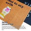 SAIONJI “Welcome to My Crib” Doormat, 18 x 30 Inch