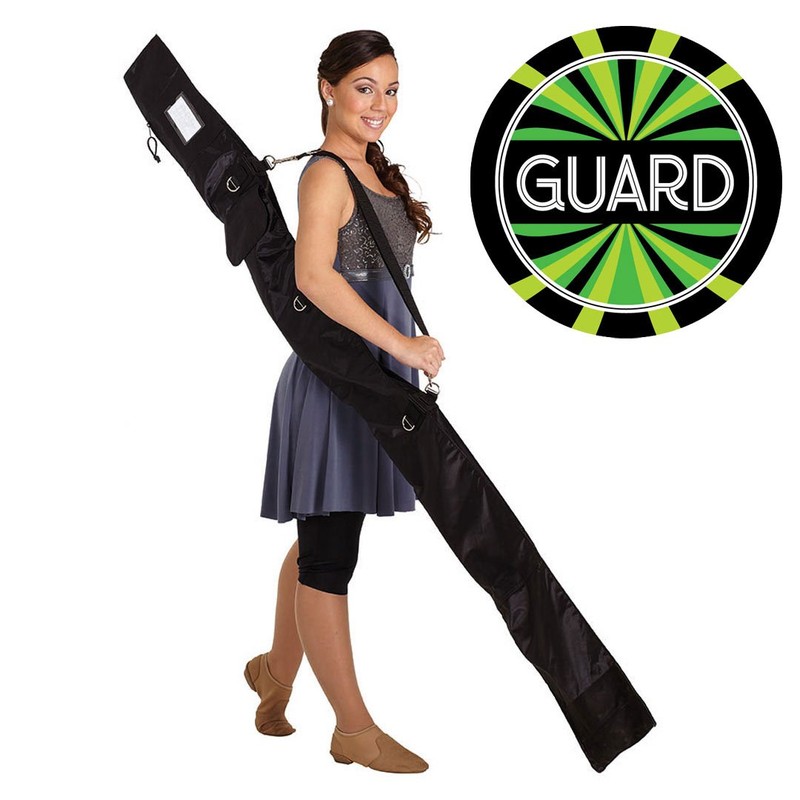 Color Guard Personal Equipment Bag and decal bundle (1680 Denier