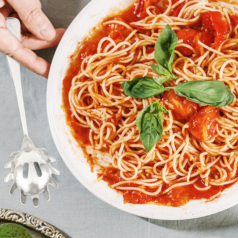Ciieeo Stainless Steel Noodle Spoon Multi-Purpose Kitchen Tool for Draining