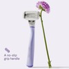Flamingo Shaving Razor Set for Women - Original Razor Handle,