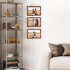 Rexllon 5x7 Wall Hanging Picture Frames Collage with 3 Opening