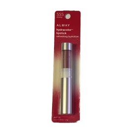 Almay Hydracolor Lipstick, SPF 15, 555 Cherry, Net Wt. 0.006 Oz