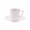 KARACA Elda Porcelain Espresso and Turkish Coffee Cup Set for