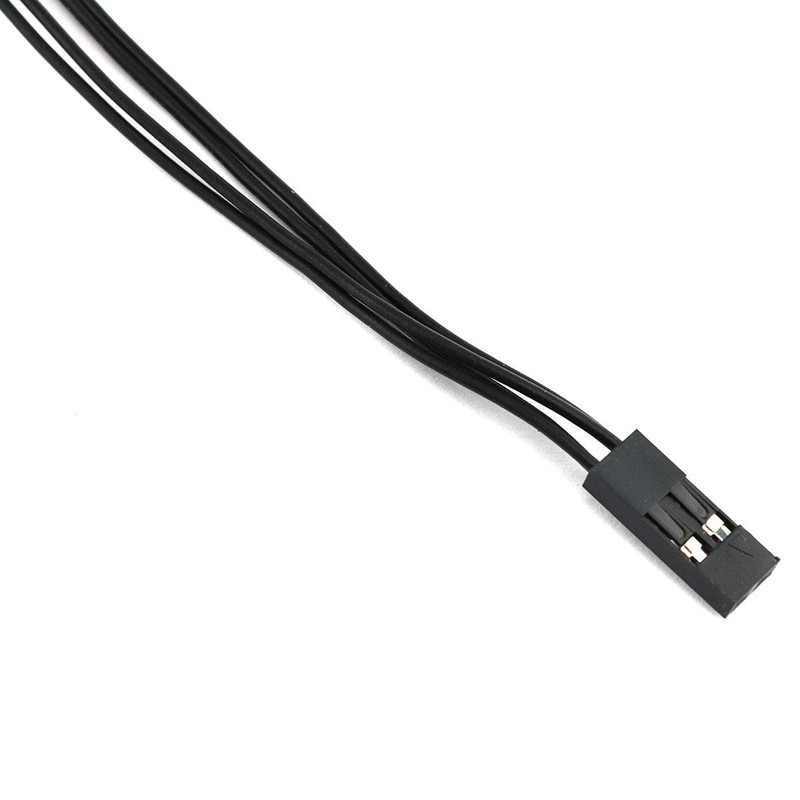 E-outstanding 4PCS 2 Pins Single Female to Dual Male Jumper