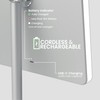 LUNA London Orbit LED Vanity Mirror with Lights, 7X/1X Magnification,