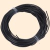 CALFOVERA 10M x 1MM Cowhide Black Genuine Leather Cord for