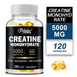 Muscle Building Creatine Monohydrate Capsules 3500mg One-Shot Nutrition for Explosive Strength and Recovery, 3 Count, 120 Tablets / 근육 강화 폭발적인 근력 및 회복을 위한 크레아틴 모노하이드레이트 캡슐 3500mg 원샷 영양, 3개, 120정