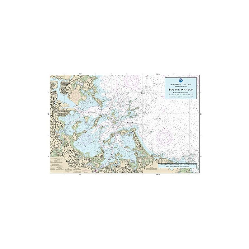 Nautical Placemats Boston Harbor