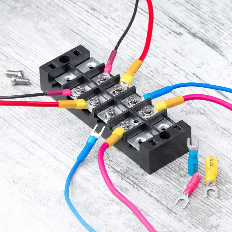 Wirefy Heat Shrink Fork Connectors #8 - Marine Grade Fork