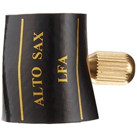 BG LF A Ligature with Cap for Alto Saxophone - Flex Fabric