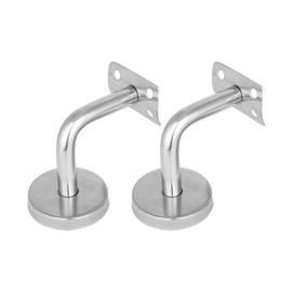 CENPEK 2PCS Stainless Steel Handrail Brackets Handrail Connector Handrail Wall Mount Tilt Adjustable For Indoor And Outdoor Handrails