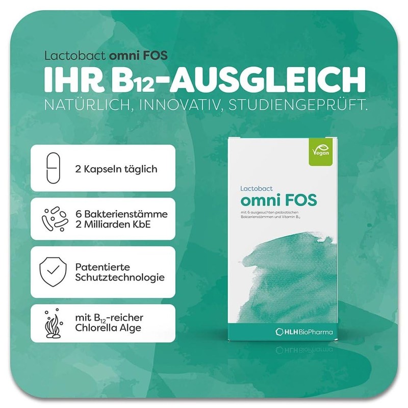 Lactobact Omni FOS magensaftresistente Kapseln