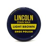 Lincoln Stain Wax Shoe Polish Variety Pack of Browns (Light