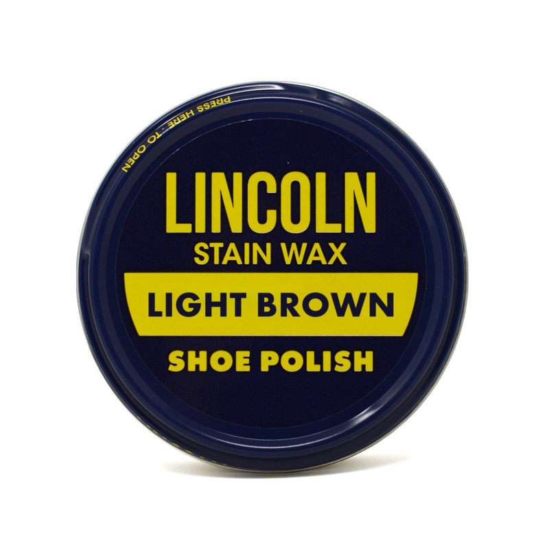 Lincoln Stain Wax Shoe Polish Variety Pack of Browns (Light