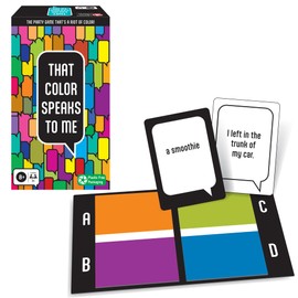 Winning Moves That Color Speaks to Me, Fast Playing Party Game of Predicting Which Color Will Speak to Your Opponents Wild Answer Cards, for 3+ Players, Ages 8+