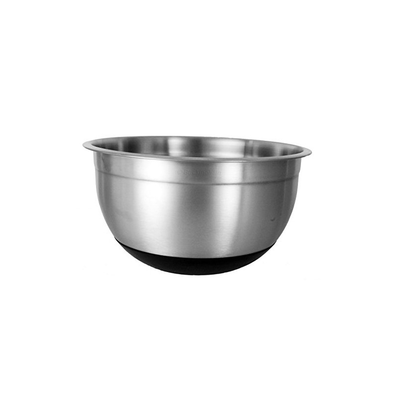 Buckingham Designer Stainless Steel Salad/Mixing Bowl 5 Litre Silicon Base,