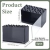 OLYCRAFT 6Pcs Minifigures Display Case Black Collectibles Display Box Action