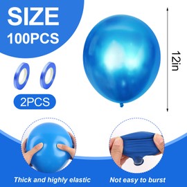 Balloons White, Pack of 100 12 Inch White Latex Balloons for Boys Girls Party Decoration Birthday Wedding Baby Shower Festival Anniversary Decoration