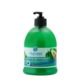 Mutneys Professional Pet Care Avocado and Watercress Dog Shampoo, 500 ml