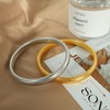 RINTOLER 12mm Gold Bangles for Women - 18K Gold Plated