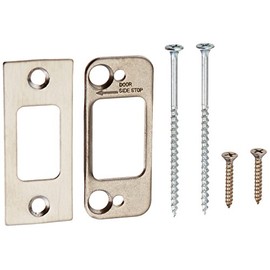 Prime-Line Products E 2688 Deadbolt Strike, High Security, Stainless Steel, 2-Piece