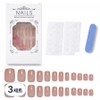 Viantino nude pink gradient gel nail tips 24p set 25BRS293, 3 sets, NO 5 / 비앙티노 누드핑크 그라데이션 젤네일 팁 24p 세트 25BRS293, 3세트, NO 5