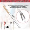BOXOB 6-Piece Cleaning Brush Set for Bird Cages, Multifunctional Bird