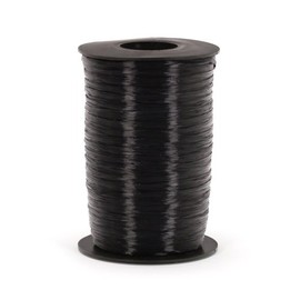 Berwick Offray Black Pearlized Raffia Ribbon, 1/4'' Wide, 500 Yards