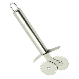 PARENCE. - Double Blade Pastry Wheel - 2 Cutting Heads with a diameter of 4.1 cm - Precise and versatile dough cutter (18 cm) - Ravioli cutter for tip making