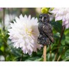 Cane Companions Decorative Barn Owl Stake Topper - Handmade Flower