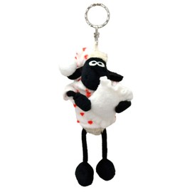 NIKI STS Shaun Heart Pajamas, Keychain, 3.9 inches (10 cm), Kids, Black