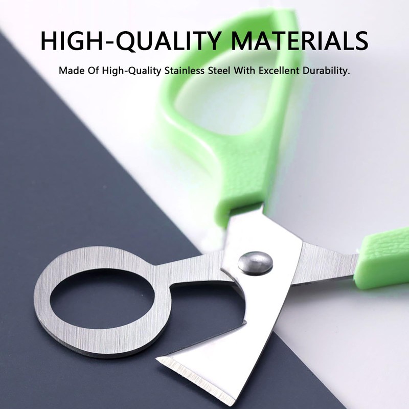 Portable Quail Egg Shell Cutter Anti-Rust Quail Eggs Scissors Stainless