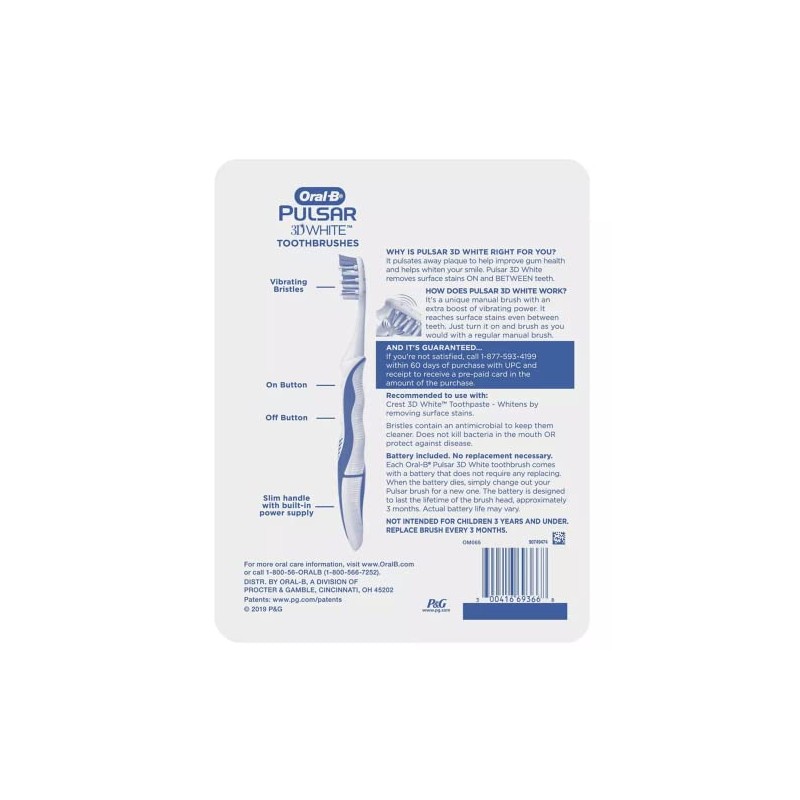 Oral B 3D White Luxe 4 Count (Pack of 1)