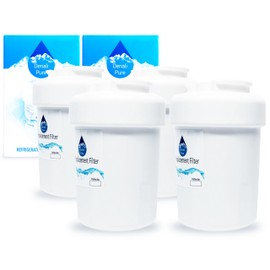 4-Pack Replacement for General Electric GSHS6LGZBCSS Refrigerator Water Filter - Compatible with General Electric MWF, MWFP Fridge Water Filter Cartridge