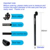 UPANBIKE 350mm(13.8inch) Bike Seatpost Aluminium Alloy Bicycle Seat Post with