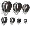 Pipe Clamps with Rubber Insert Sets, Different Diameters, 6 -