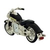 W M Widdop Miniature Clock - Black Motorcycle in Indian