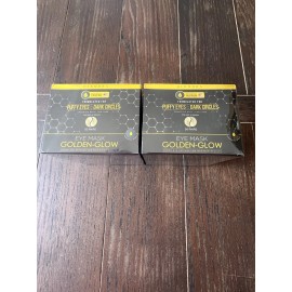 DERMORA 2-Dermora Golden Glow Under Eye Patches Dark Circles & Puffy Eyes (100 Pairs)